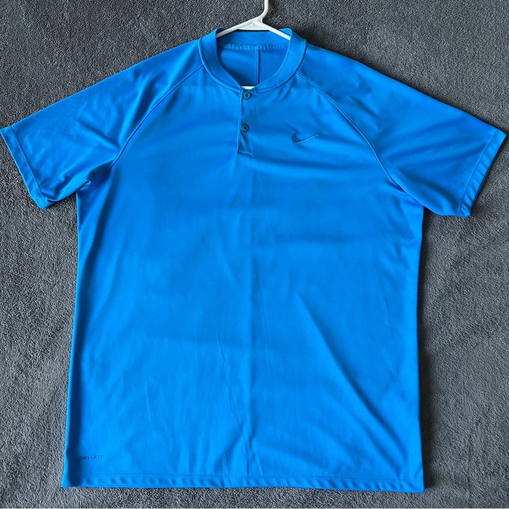 🔥Nike Men's Vibrant Blue Polo Shirt